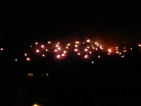 Pottenstein in Flammen
